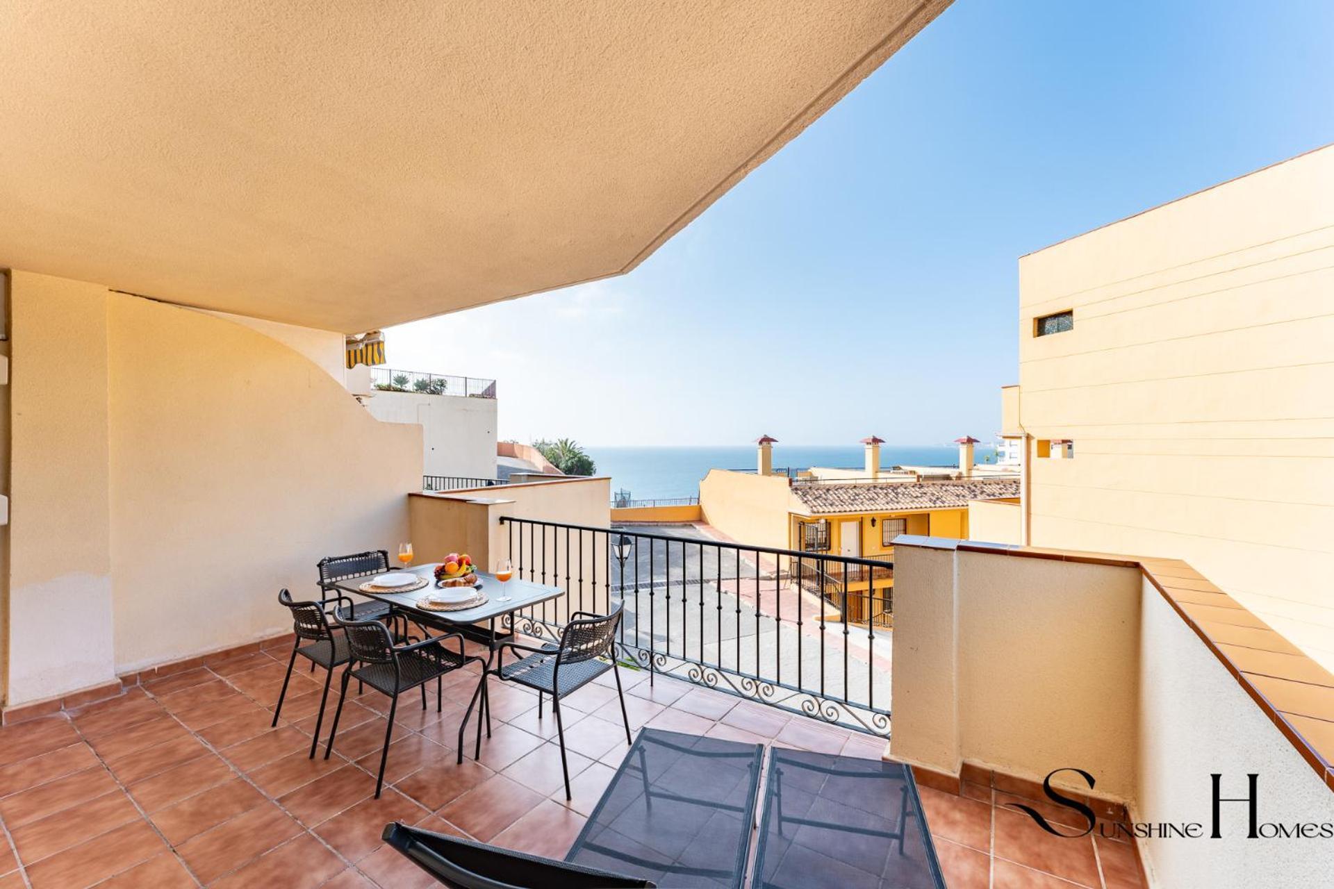 Beachside Retreat With Private Terrace Benalmádena Exterior foto